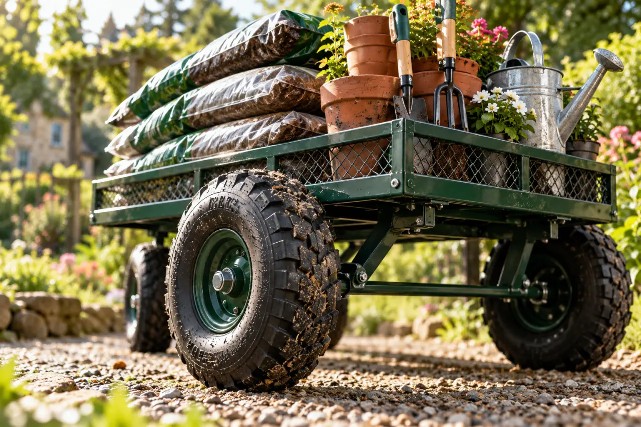 Chariot pour jardinage : la charge maximale ne fait pas tout