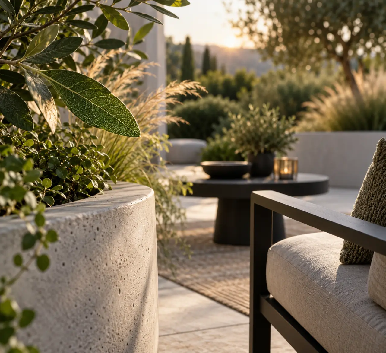 Décoration jardin moderne : moins d’objets, plus d’effet design