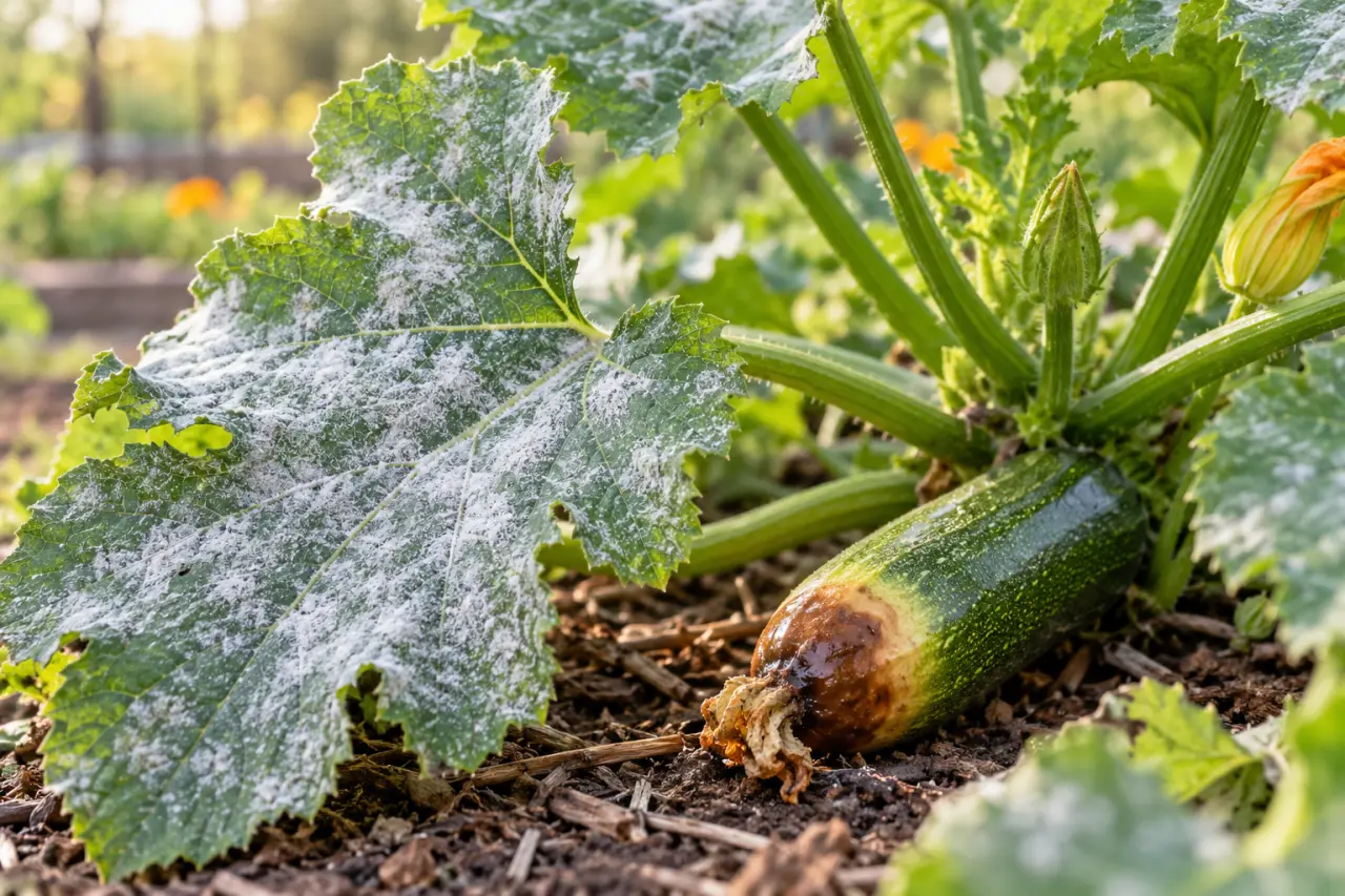 Maladie de la courgette : quel traitement contre les feuilles blanches et les pourritures ?